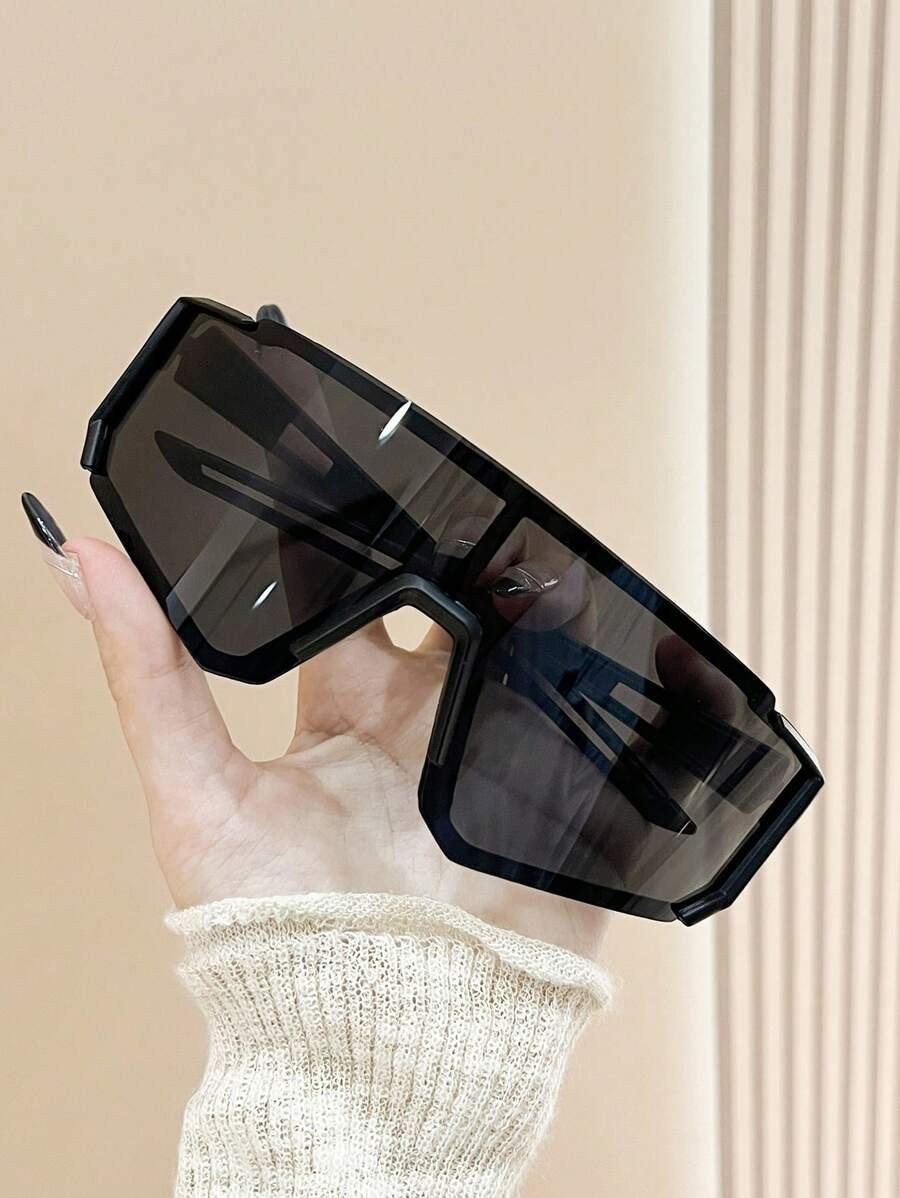 SHEIN CZARNE OKULARY PRZECIWSŁONECZNE S07__