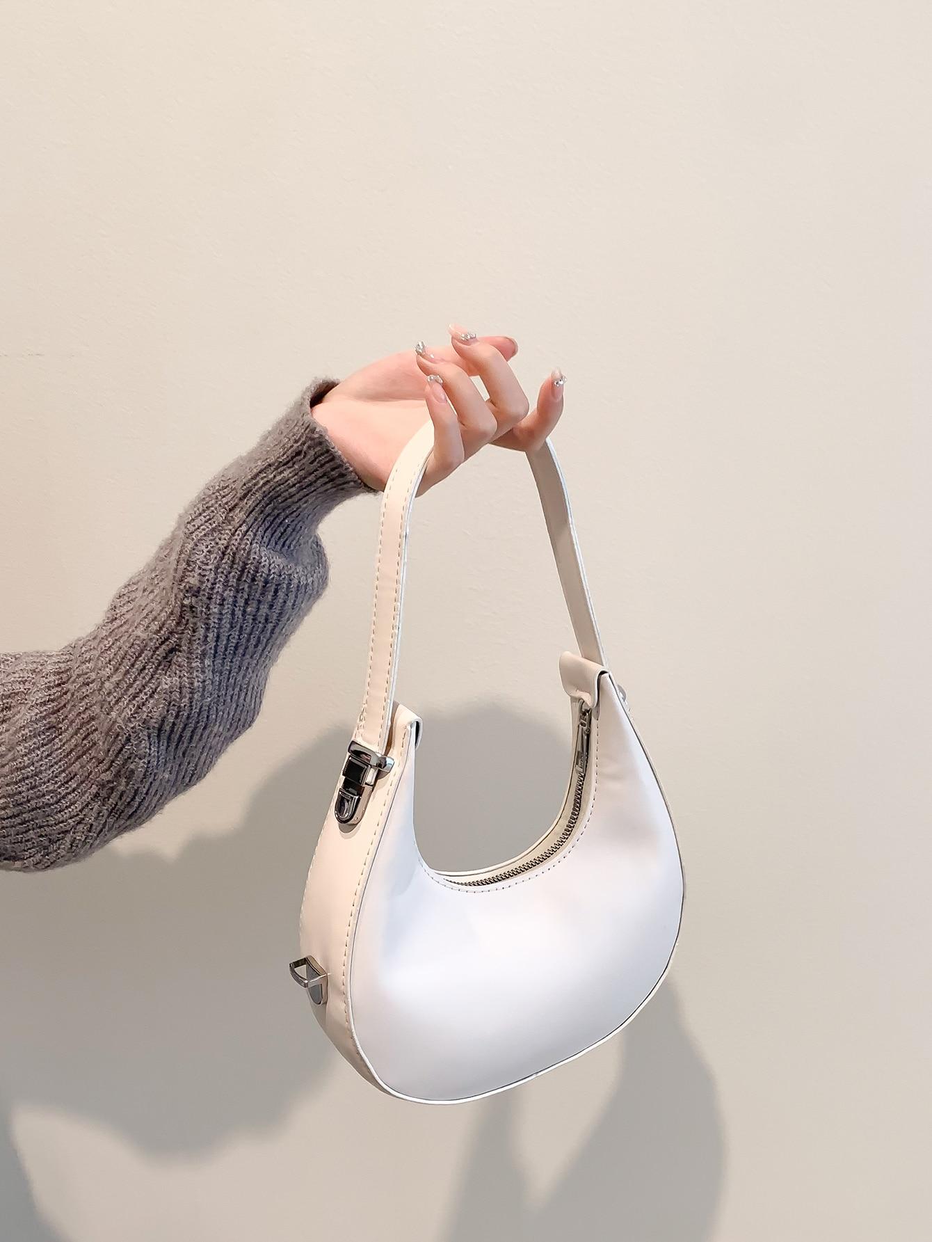 SHEIN BIAŁA TOREBKA IMITACJA SKÓRY S07__20X6X20CM