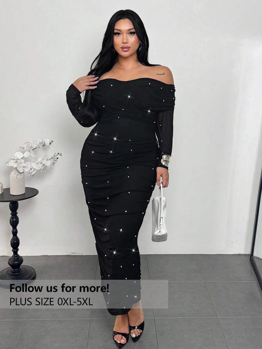 FIRERIE CZARNA MAXI SUKIENKA S06__3XL