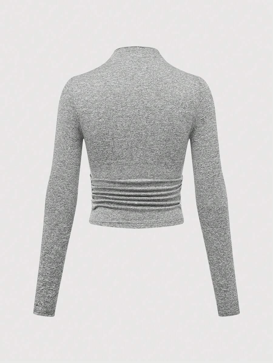 SHEIN SZARA BLUZKA MARSZCZENIE PK01__S