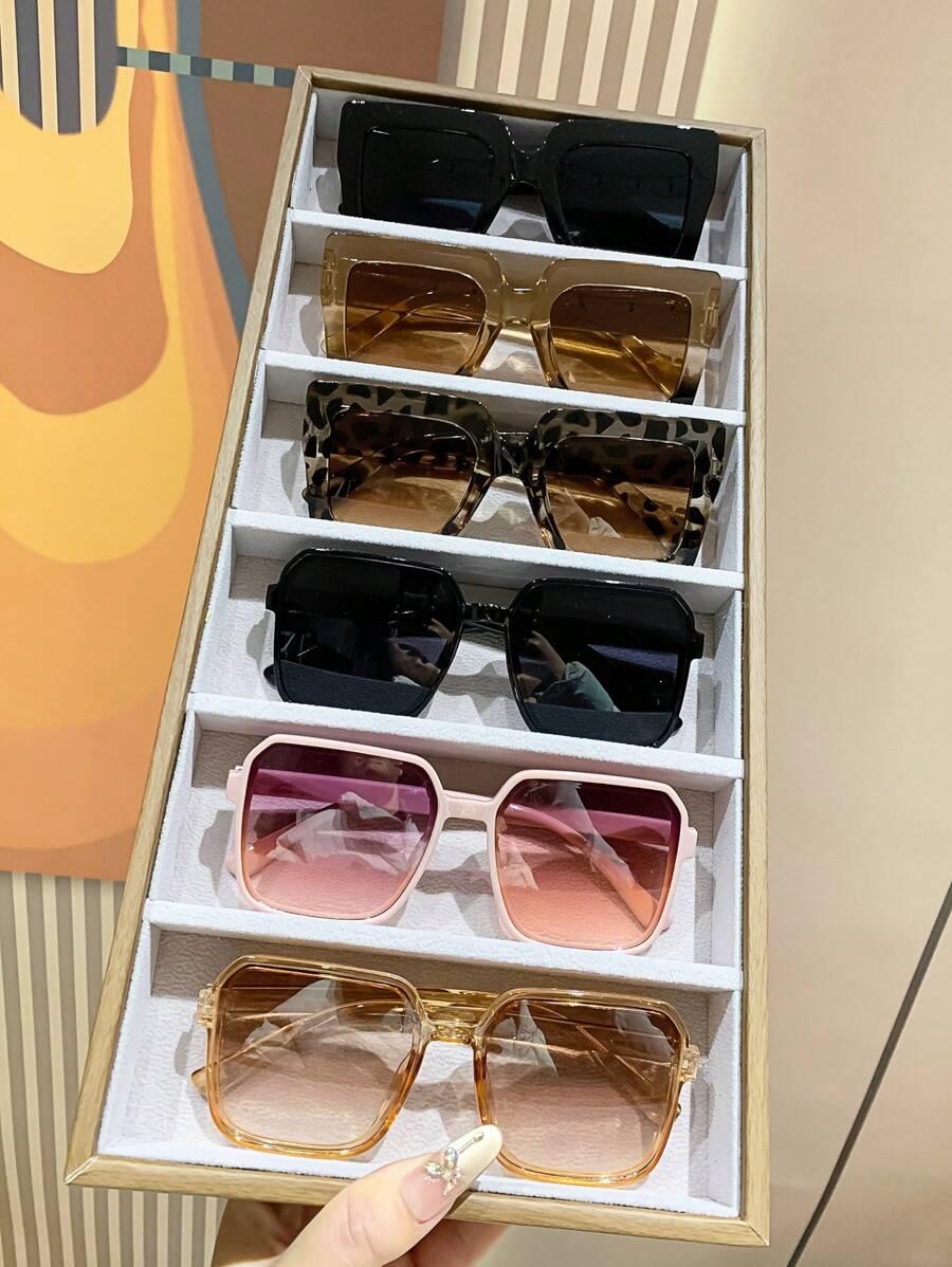 SHEIN ZESTAW OKULARÓW PRZECIWSŁONECZNYCH 6-PACK S07