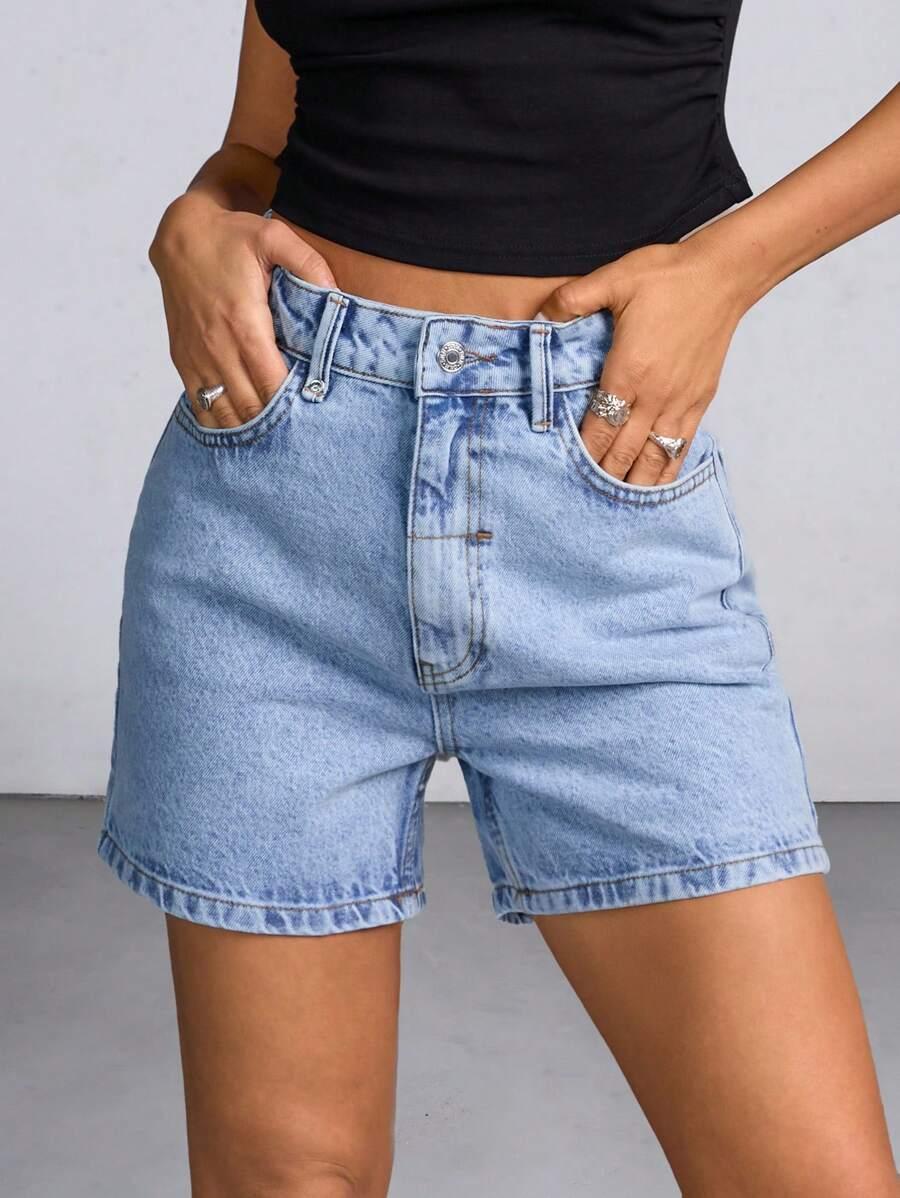 EURMUSE NIEBIESKIE SPODENKI JEANS S06__L