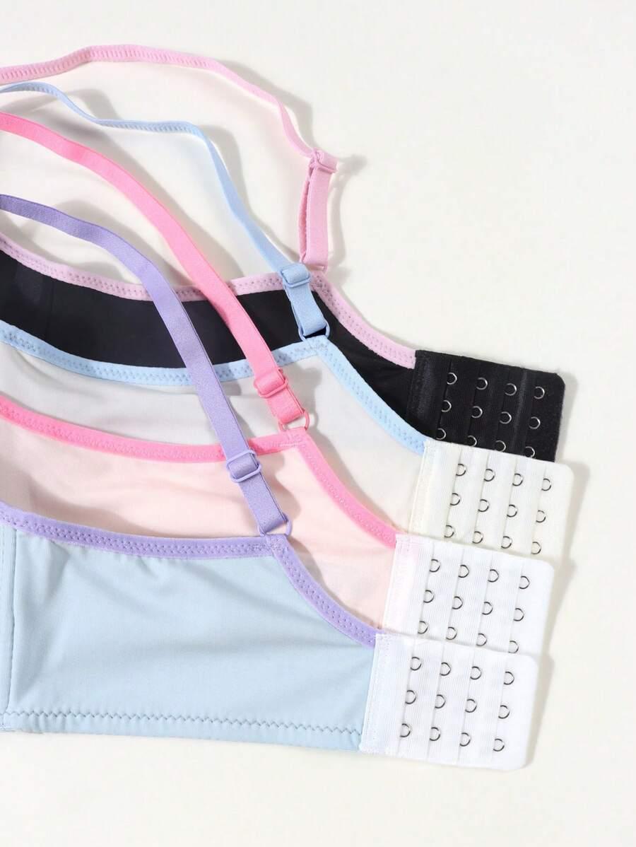 SHEIN BIUSTONOSZ KONTRAST 4-PACK S06__166-170
