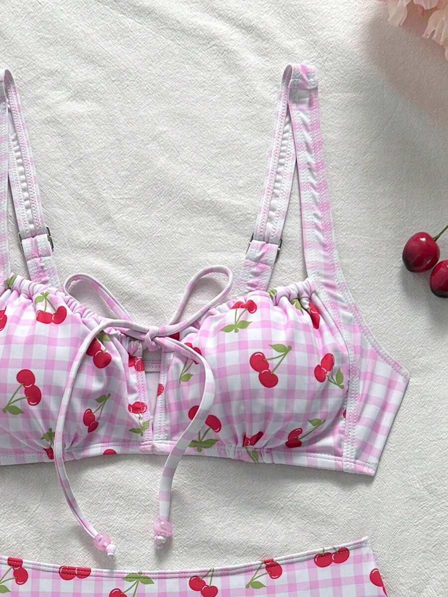SHEIN DWUCZĘŚCIOWY STRÓJ KĄPIELOWY S09__S