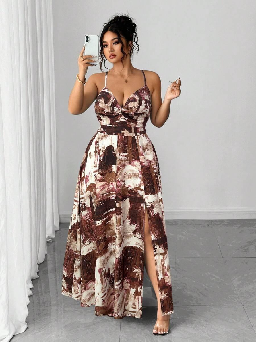 ELENZGA MAXI SUKIENKA PRINT S06__XXL