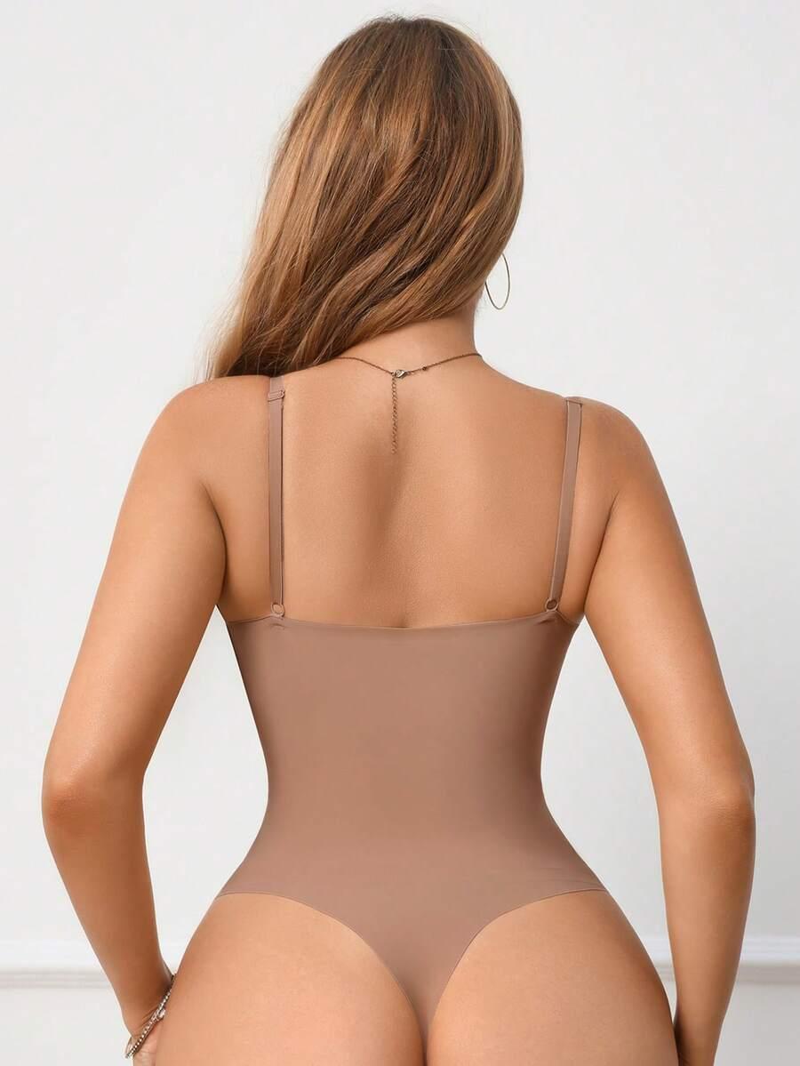 SHEIN BEŻOWE BODY MODELUJĄCE S06__S
