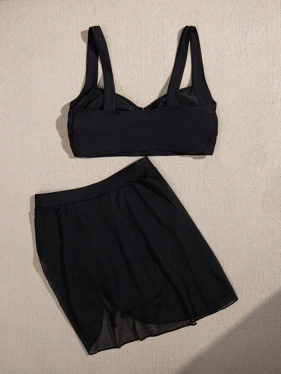 SHEIN DWUCZĘŚCIOWY STRÓJ KĄPIELOWY S09__XXL