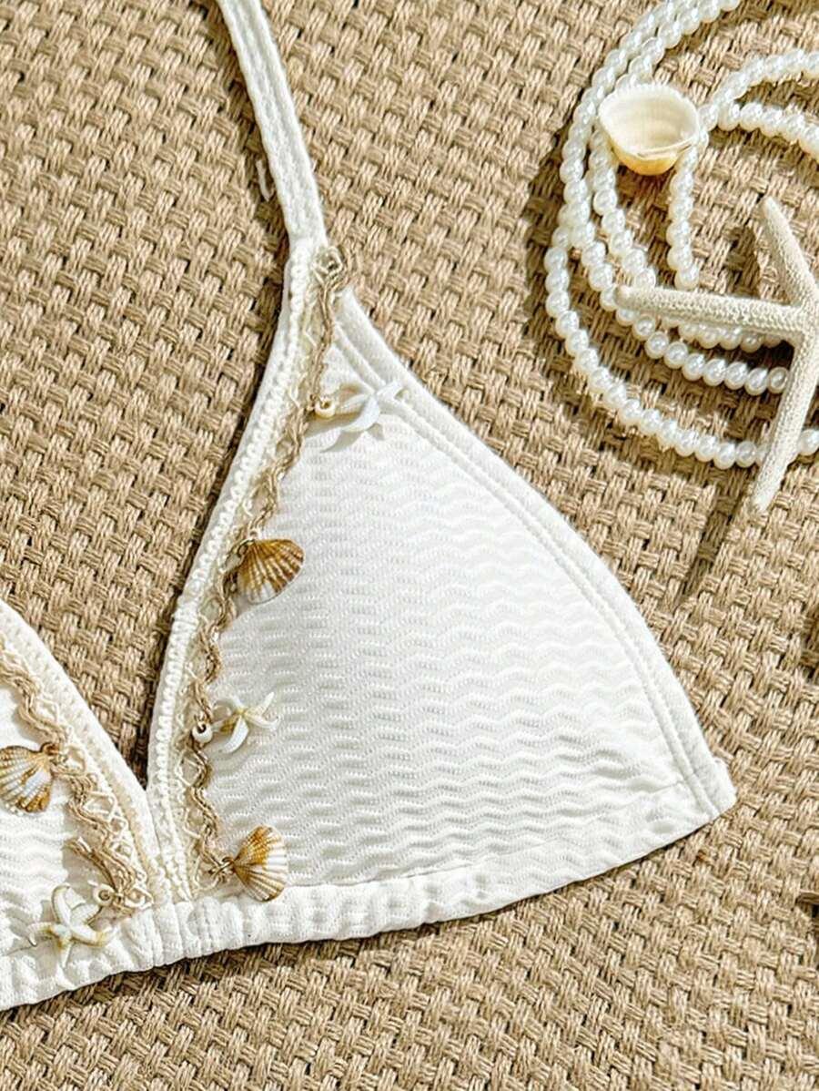 SHEIN DWUCZĘŚCIOWY STRÓJ KĄPIELOWY S09__128-134