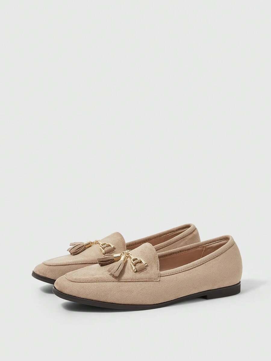SHEIN PÓŁBUTY IMITACJA ZAMSZU S06__40