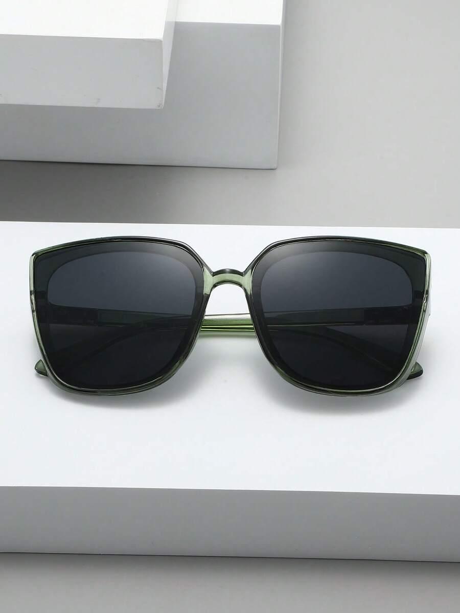 SHEIN ZIELONE OKULARY PRZECIWSŁONECZNE S07