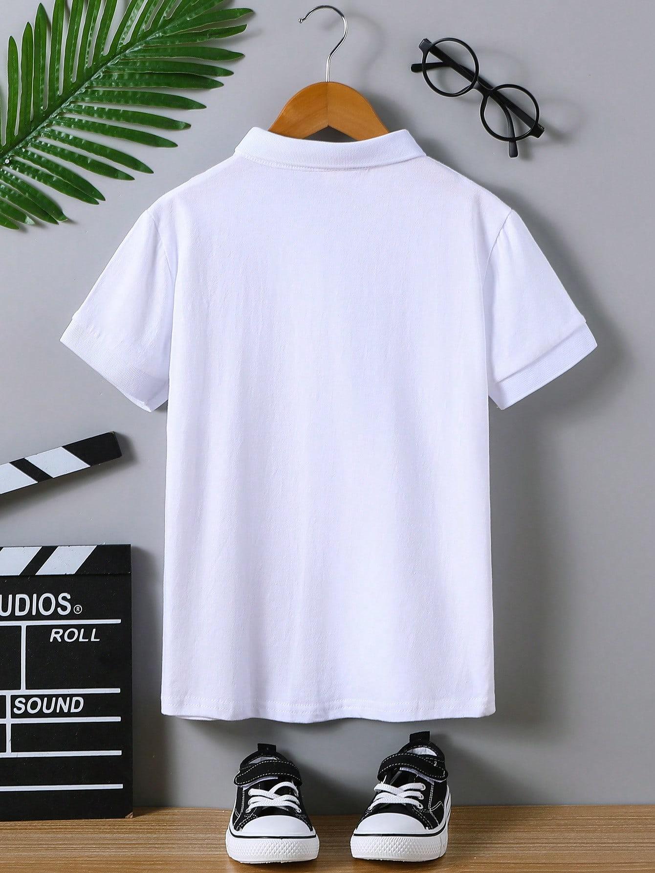 SHEIN BIAŁA KOSZULKA POLO S06__170