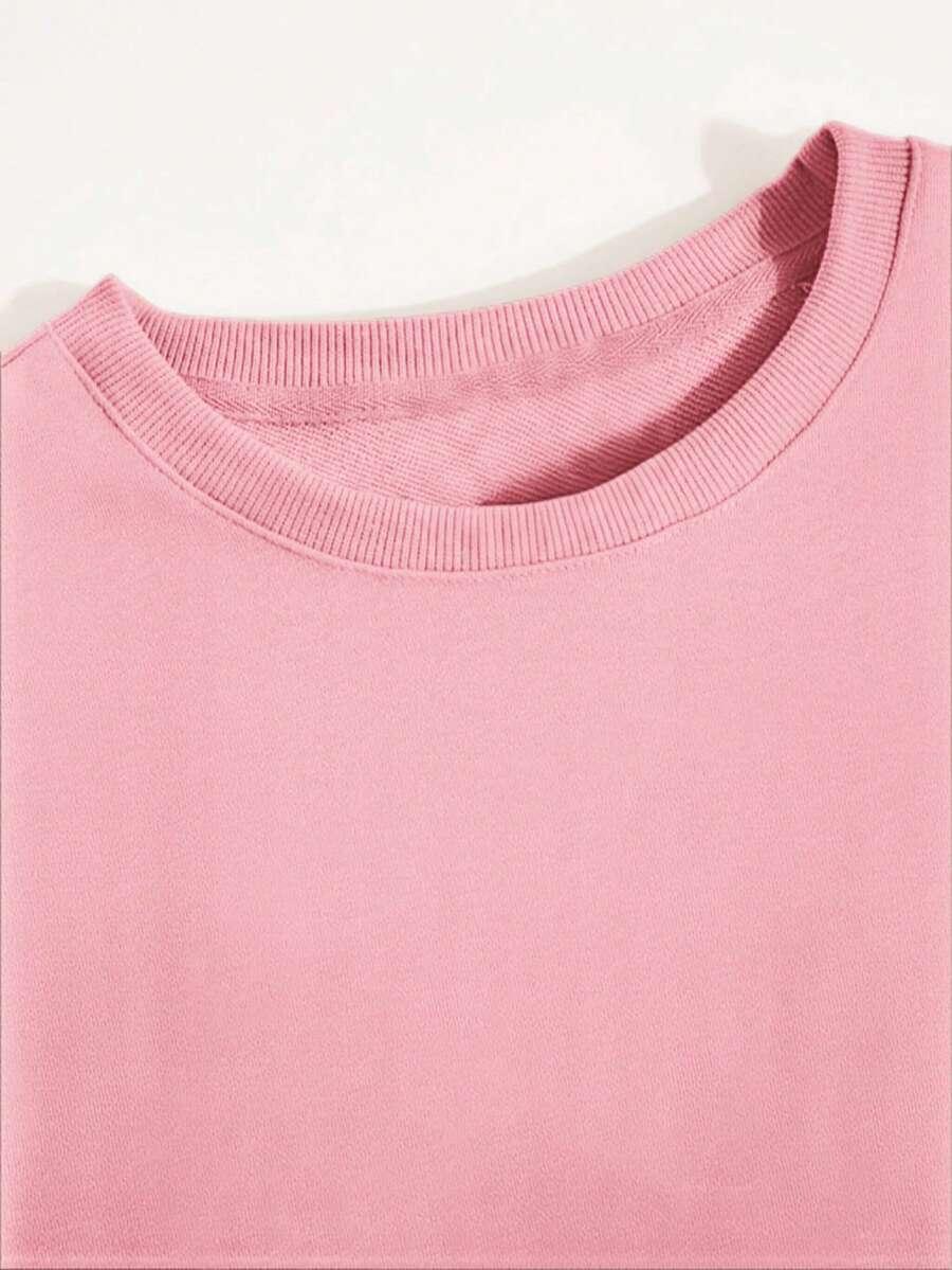 SHEIN RÓŻOWA BLUZA Z DŁUGIM RĘKAWEM
