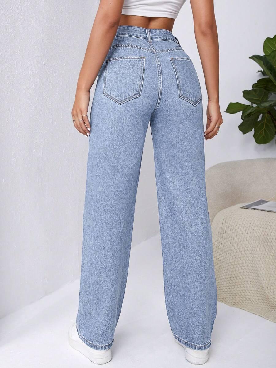 SHEIN NIEBIESKIE SPODNIE JEANS S06__L