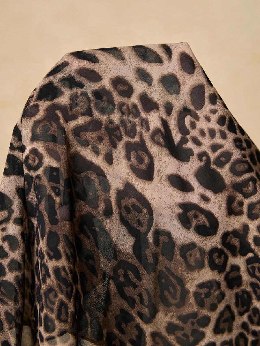 TRAVACHIC BLUZKA Z DŁUGIM RĘKAWEM ANIMAL PRINT S06__50