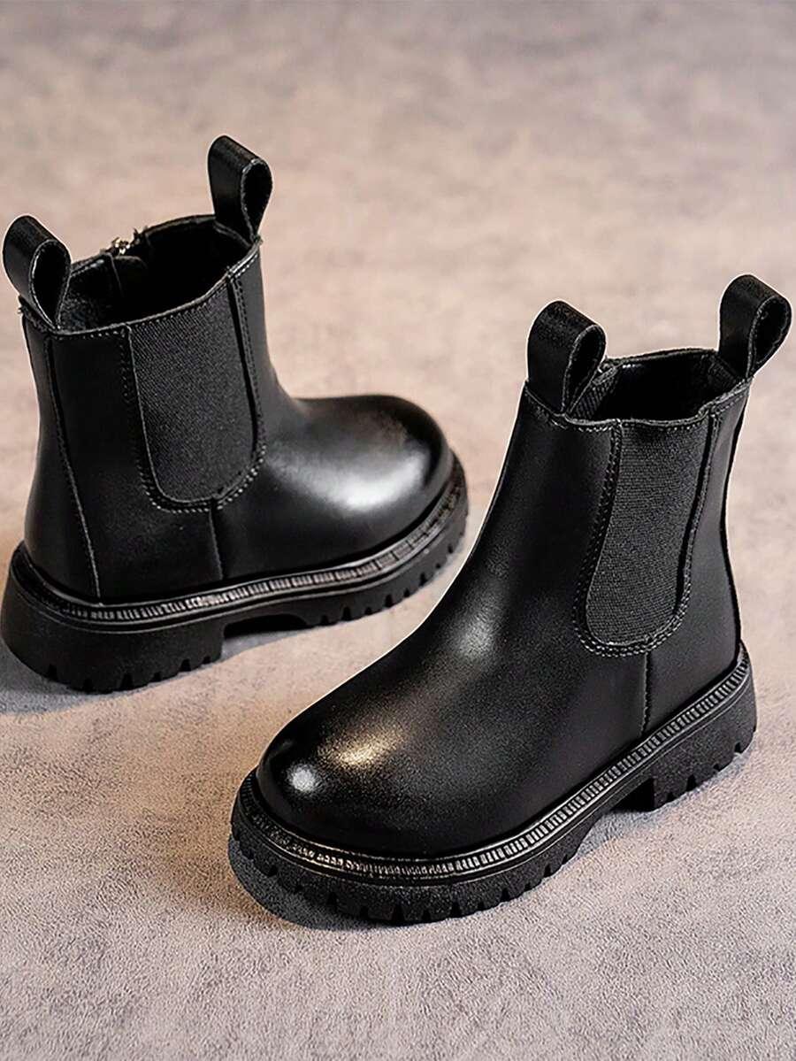 SHEIN CZARNE BOTKI IMITACJA SKÓRY W01__31