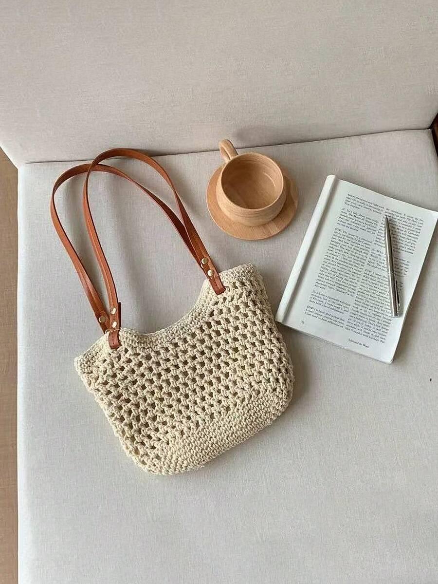 SHEIN PLECIONA TOREBKA NA RAMIĘ S07__22X32
