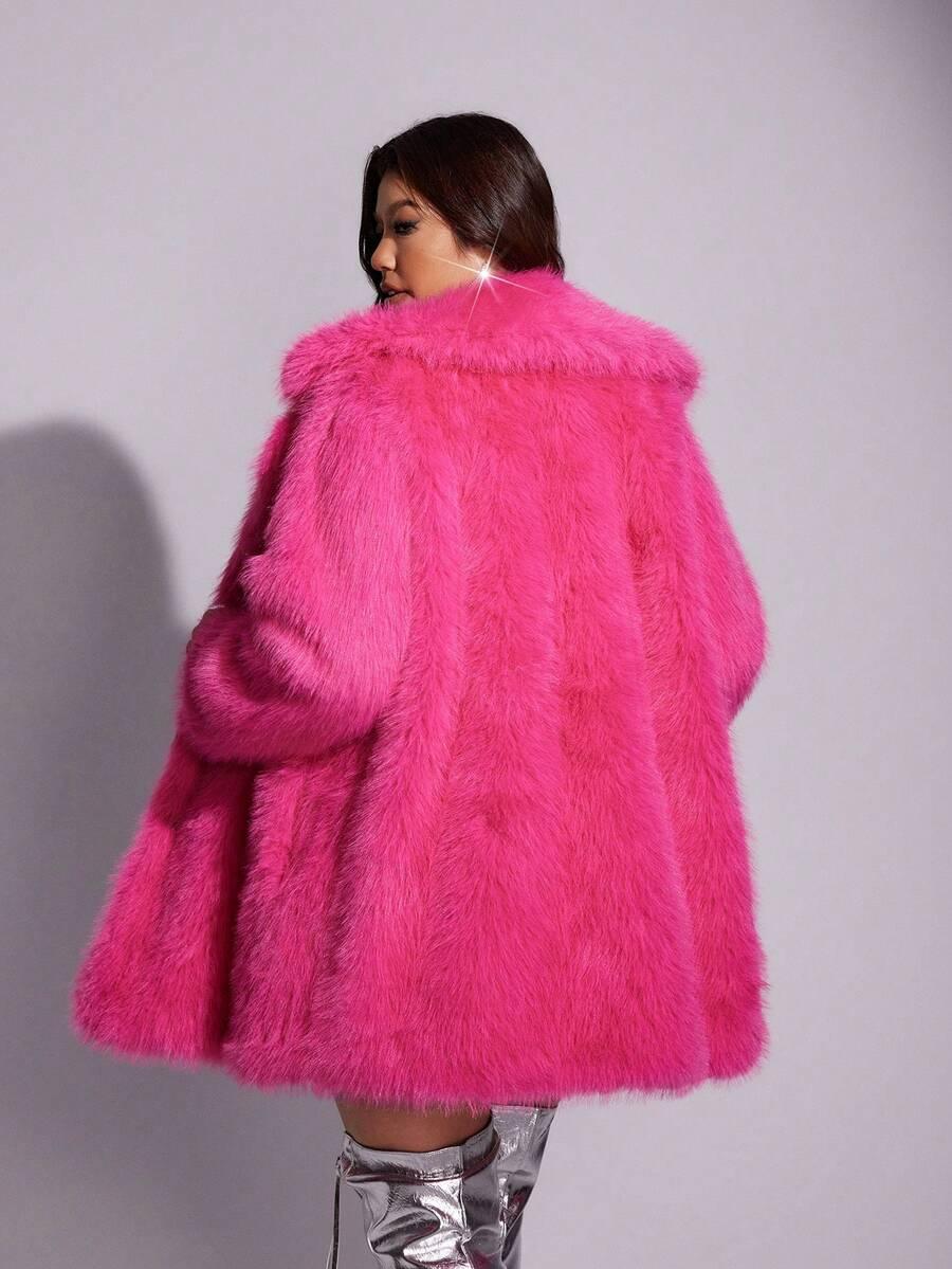 SHEIN RÓŻOWE SZTUCZNE FUTRO W01__48