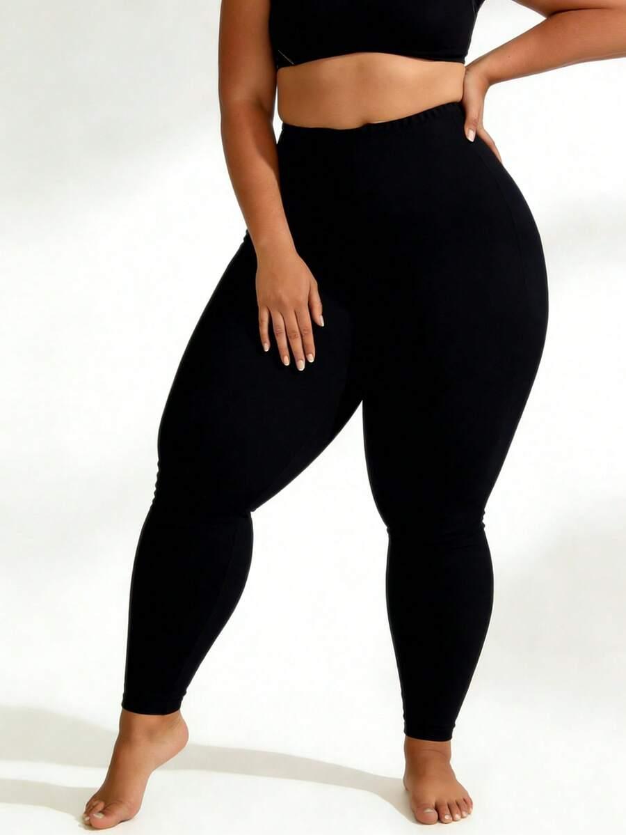 SHEIN CZARNE LEGGINSY 2-PACK S06__46