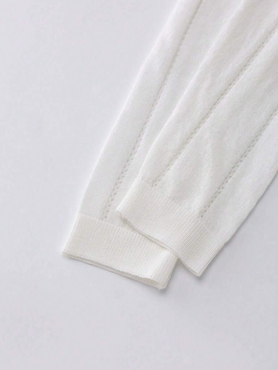 SHEIN BIAŁY KARDIGAN GUZIKI S06__50