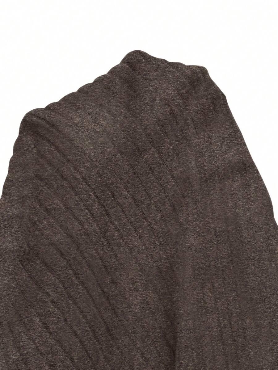 SHEIN BRĄZOWE SPODNIE PROSTA NOGAWKA S06__M