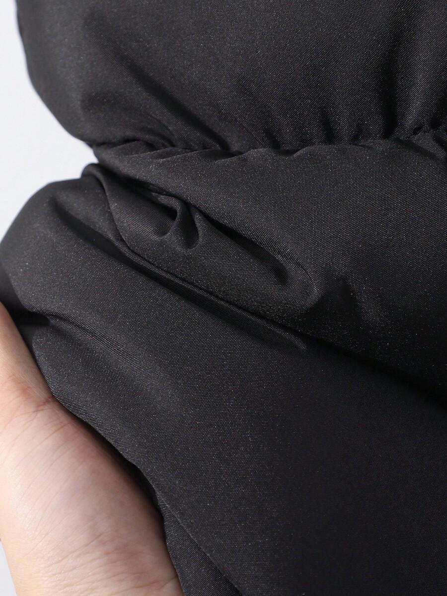 SHEIN CZARNA KURTKA Z KAPTUREM W01__116-122