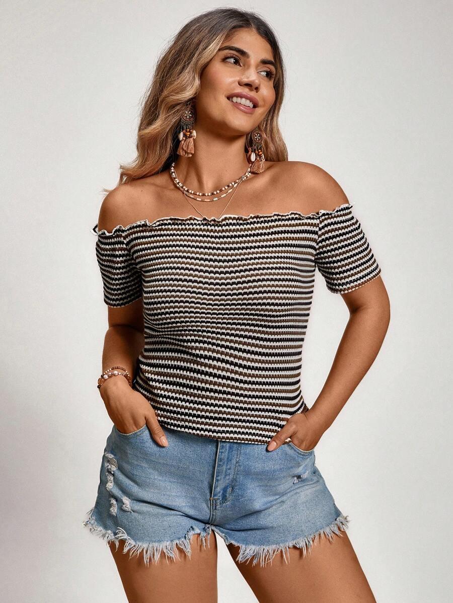 SHEIN BLUZKA ODKRYTE RAMIONA PASKI S06__48