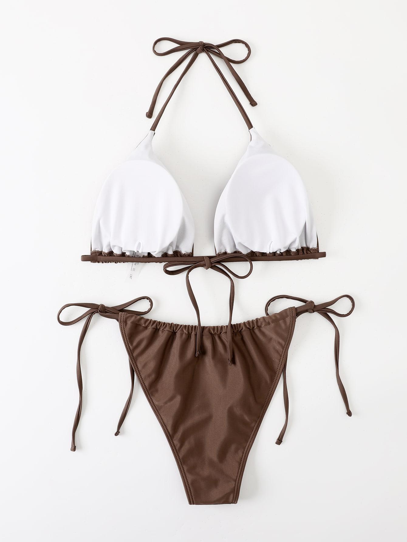 SHEIN DWUCZĘŚCIOWY STRÓJ KĄPIELOWY S09__XXL