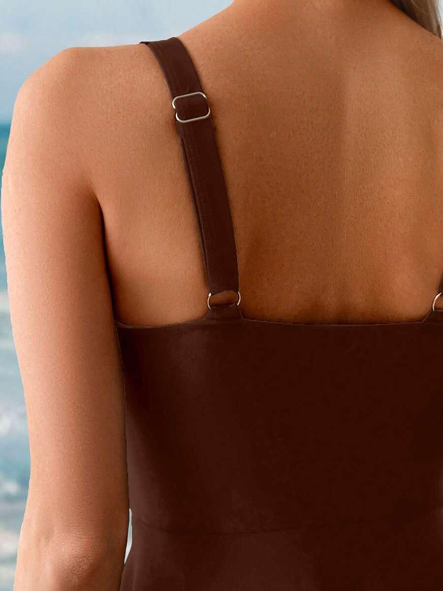 SWIM LUSHOIRE BRĄZOWY KOSTIUM KĄPIELOWY S06__L