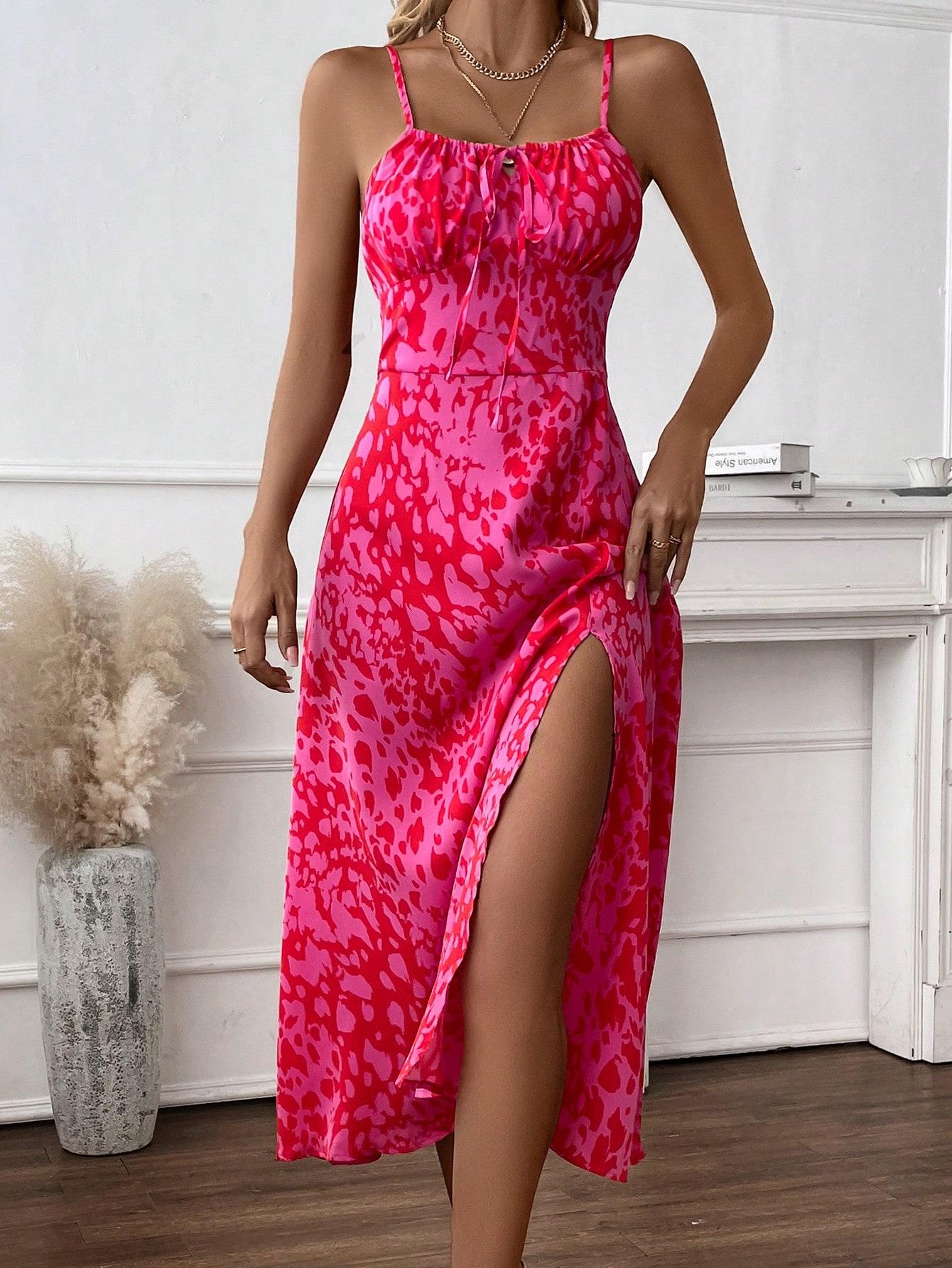 SHEIN RÓŻOWA MIDI SUKIENKA S09__XL