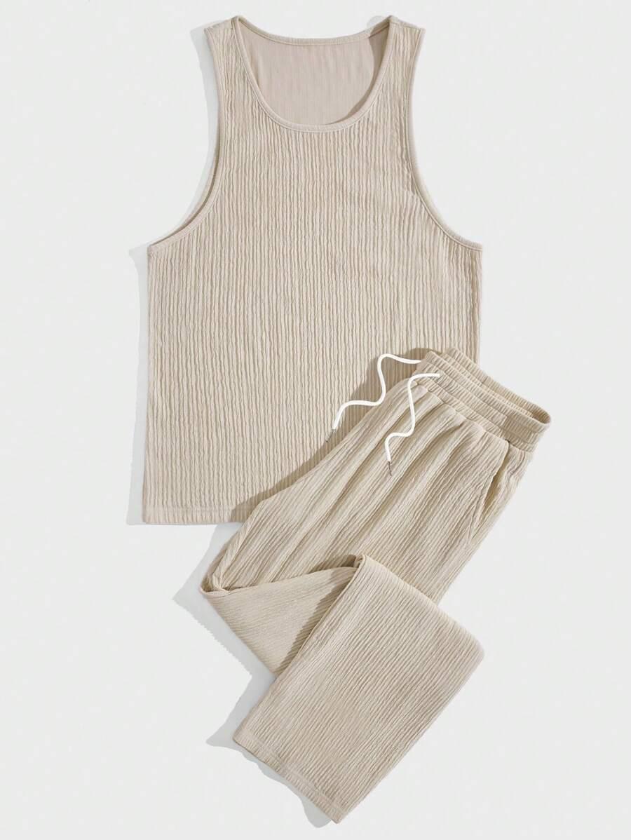SHEIN KOMPLET SPODNIE KOSZULKA S06__L