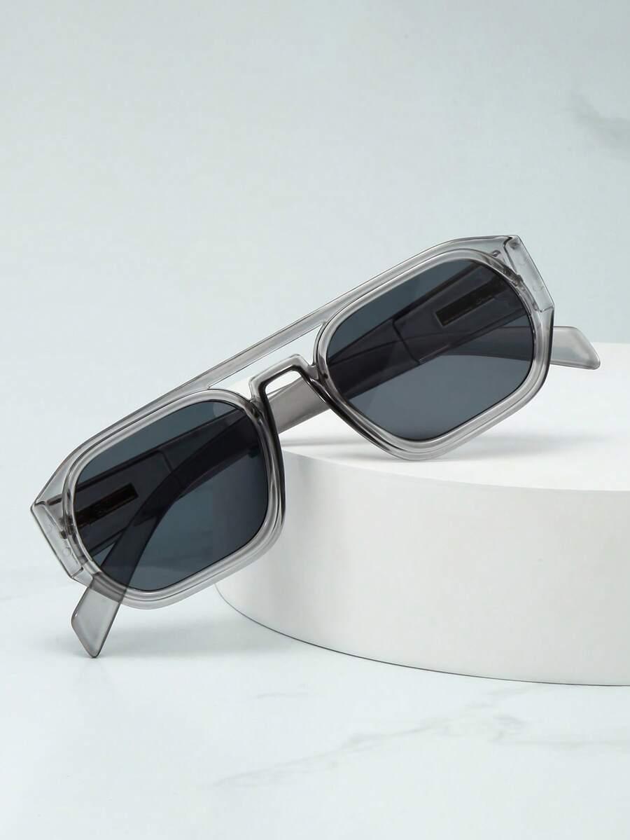 SHEIN SZARE OKULARY PRZECIWSŁONECZNE S07