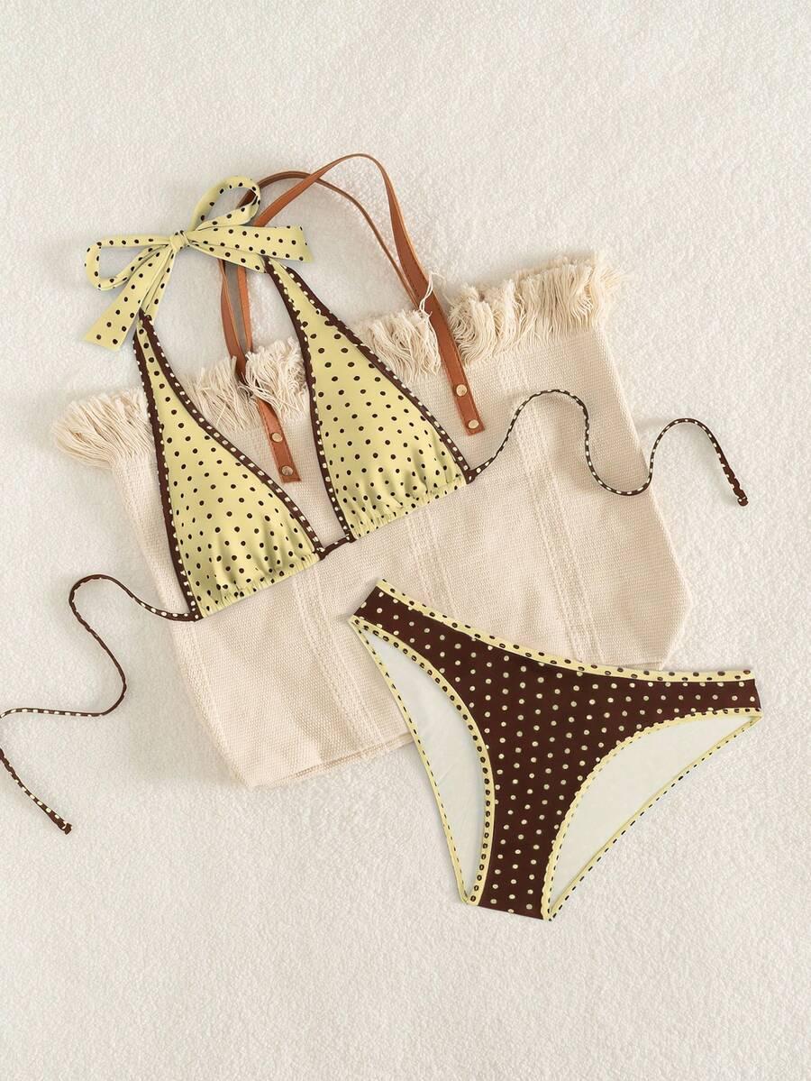 SHEIN DWUCZĘŚCIOWY STRÓJ KĄPIELOWY S09__S