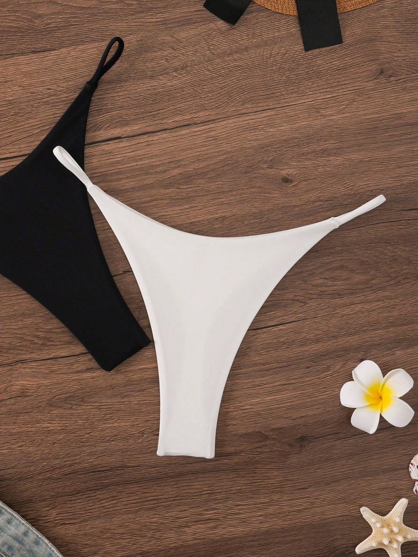 SHEIN DÓŁ OD BIKINI 2-PACK S09__XXS
