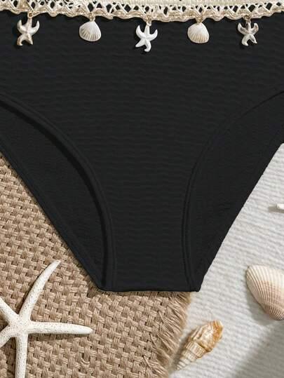 SHEIN DWUCZĘŚCIOWY STRÓJ KĄPIELOWY PAREO S09__134-140