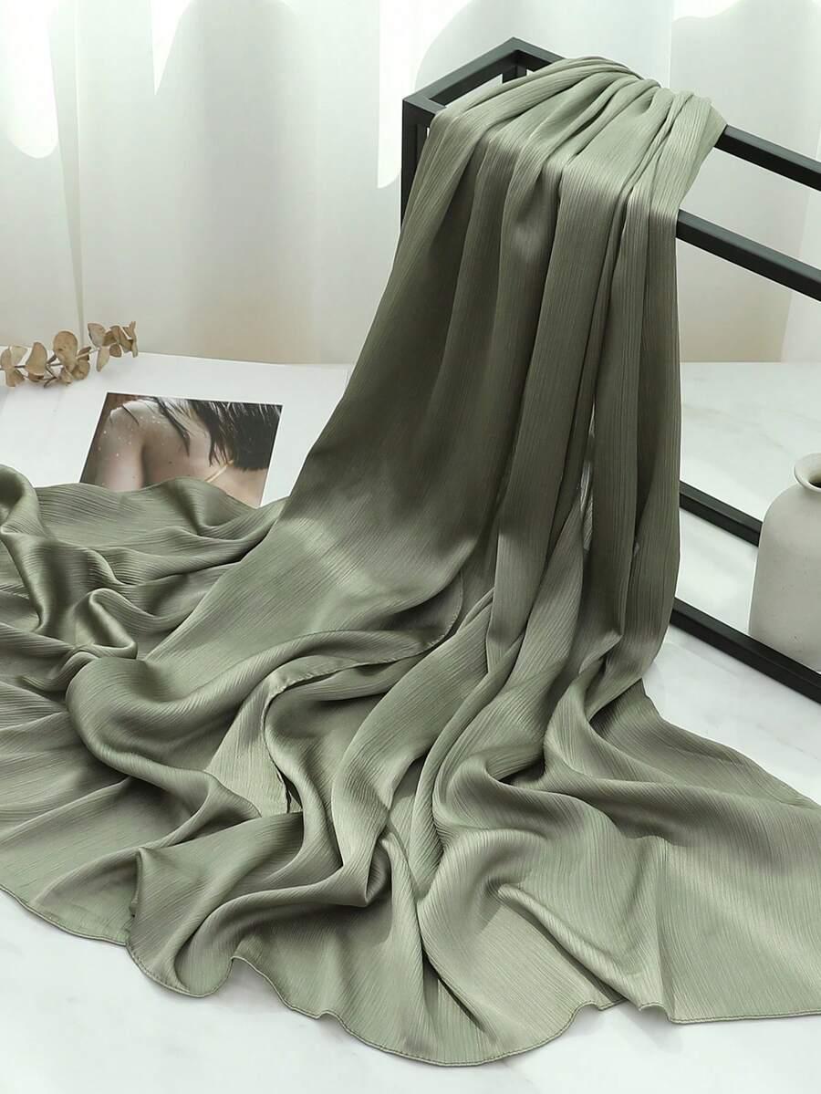 SHEIN ZIELONA CHUSTA NA GŁOWĘ S07