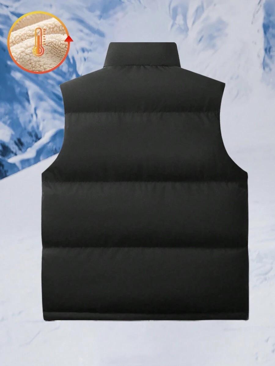 SHEIN CZARNA PIKOWANA KAMIZELKA ZAMEK W01__146-152CM