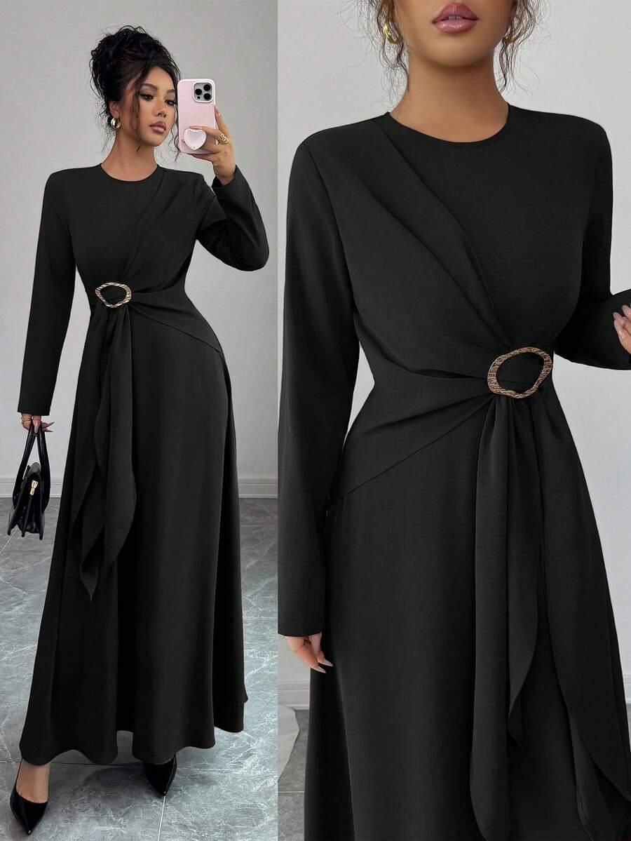ELENZGA CZARNA SUKIENKA MAXI S09__XL