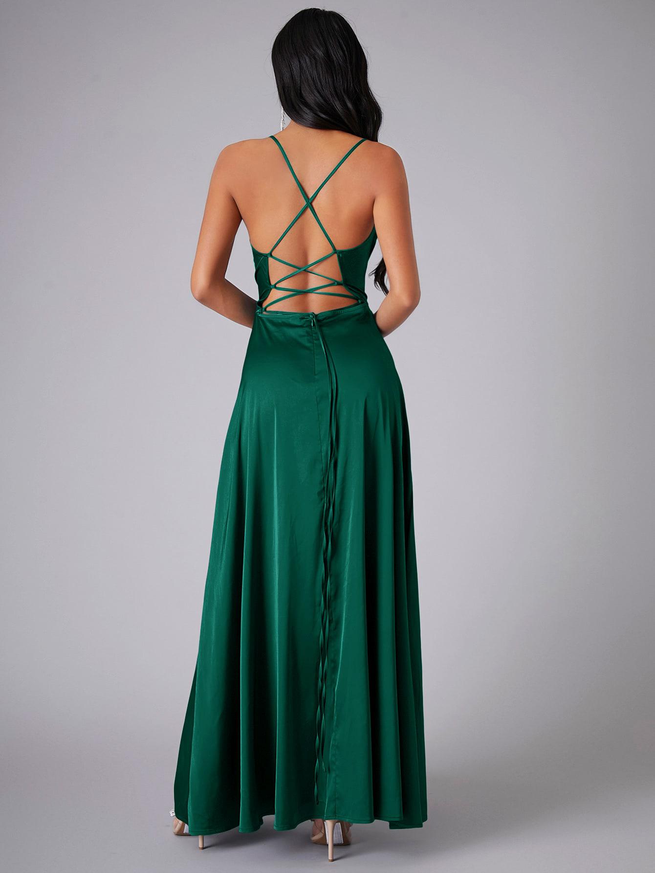 SHEIN ZIELONA MAXI SUKIENKA S06__XL