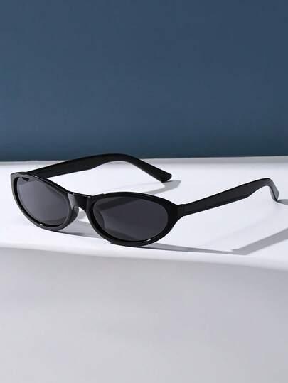 SHEIN CZARNE OKULARY PRZECIWSŁONECZNE S07