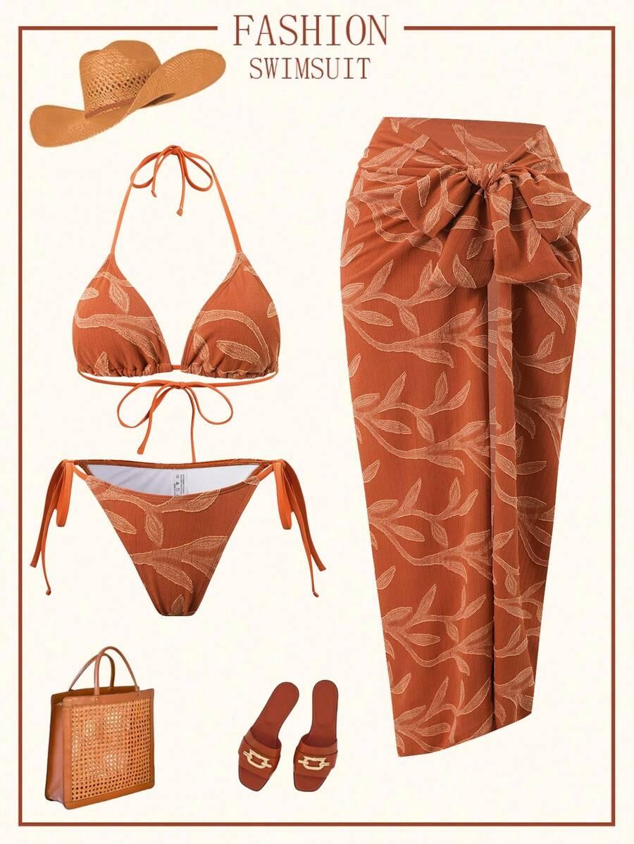 SWIM OASIS DWUCZĘŚCIOWY STRÓJ KĄPIELOWY PAREO KOMPLET S09__S