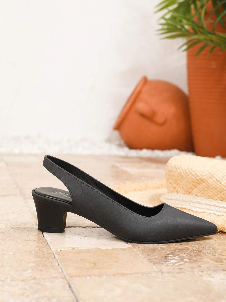 SHEIN CZARNE CZÓŁENKA SZPIC S06__39