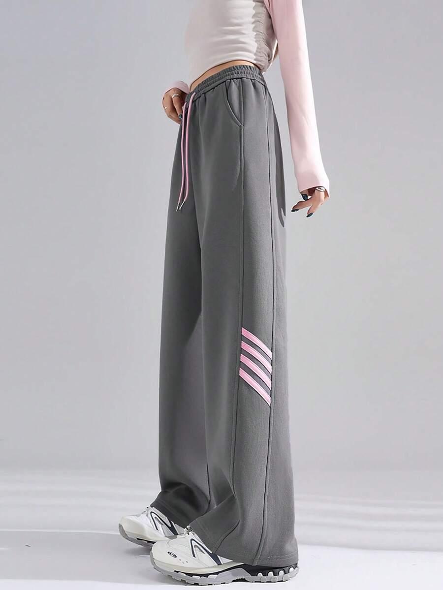 SHEIN SZARE SPODNIE DRESOWE S06__L