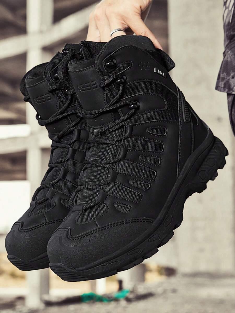 SHEIN CZARNE BUTY TREKKINGOWE W01__43