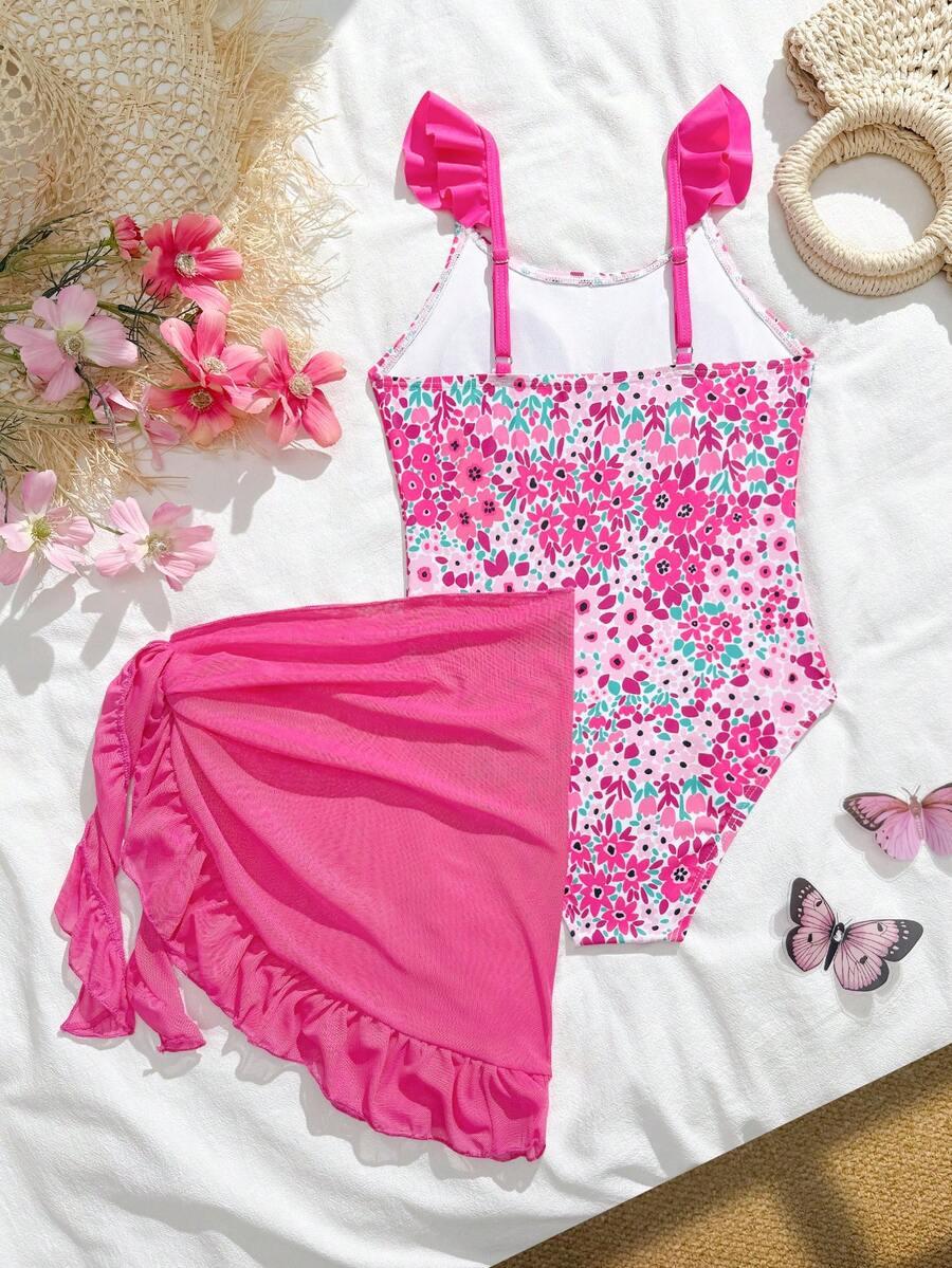 SHEIN JEDNOCZĘŚCIOWY STRÓJ KĄPIELOWY S09__122-128