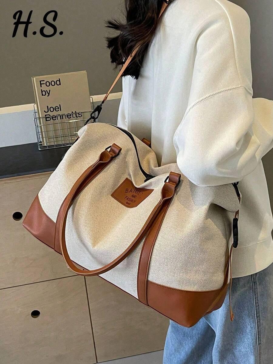 SHEIN TORBA PODRÓŻNA KONTRAST S07__44X17X28CM