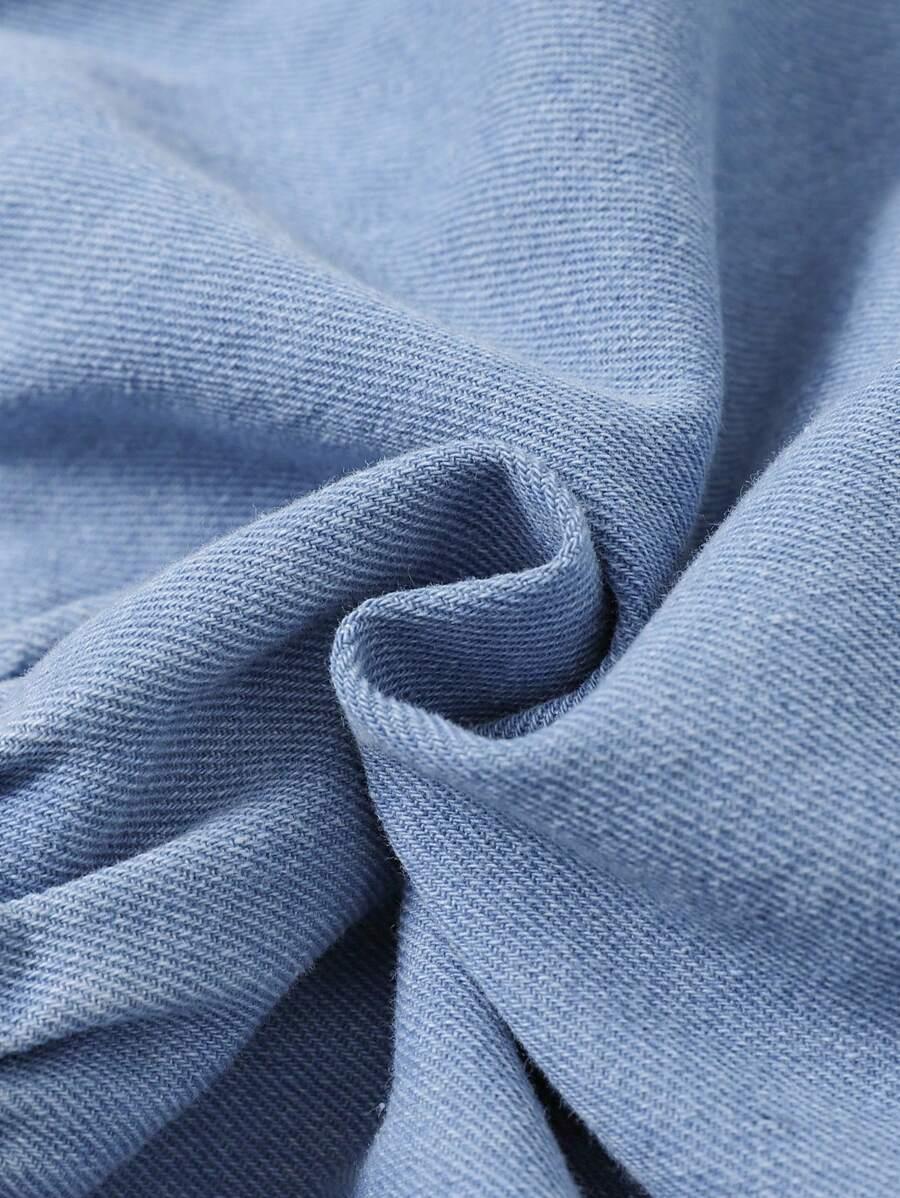 SHEIN NIEBIESKA SPÓDNICA JEANS S06__110/116