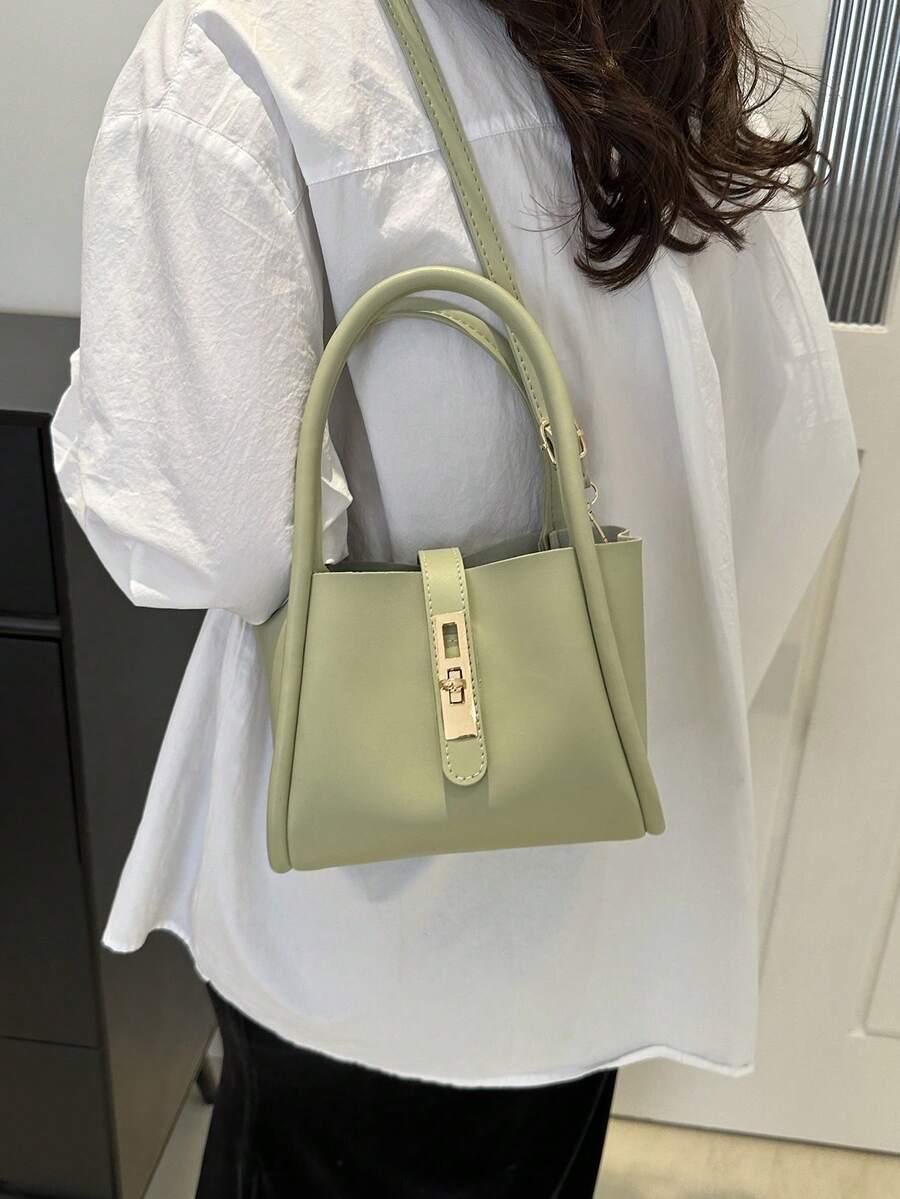 SHEIN ZIELONA TOREBKA PASEK S07__15X20