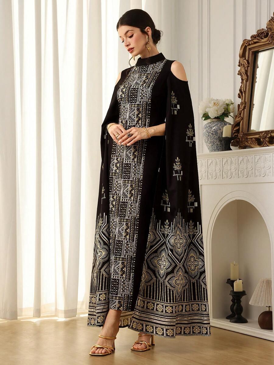 AL NAJMA MAXI SUKIENKA PRINT S06__M