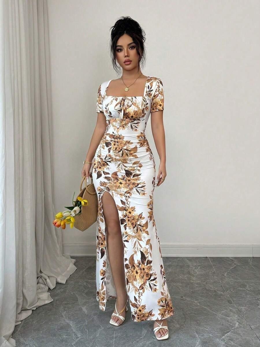 RAFFERIZA MAXI SUKIENKA WZÓR S06__M