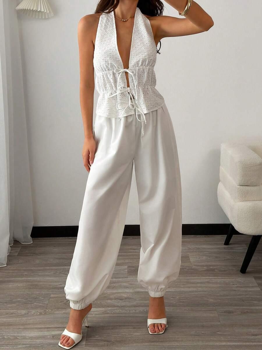 SHEIN TOP SPODNIE KOMPLET S06__S